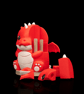 Dragon Puzzle – 3D Printed Collectible Assembly Figure Dragon stack - Image 3