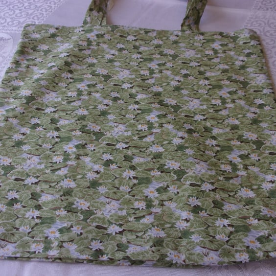 Lily Pond Fabric Bag