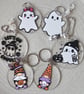 Handmade Acrylic Halloween Ghost & Gonk Keyrings - Image 9