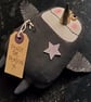 Handmade painted cotton penguin