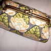 Amy Butler Lotus Flower Clutch Bag / Make up Purse