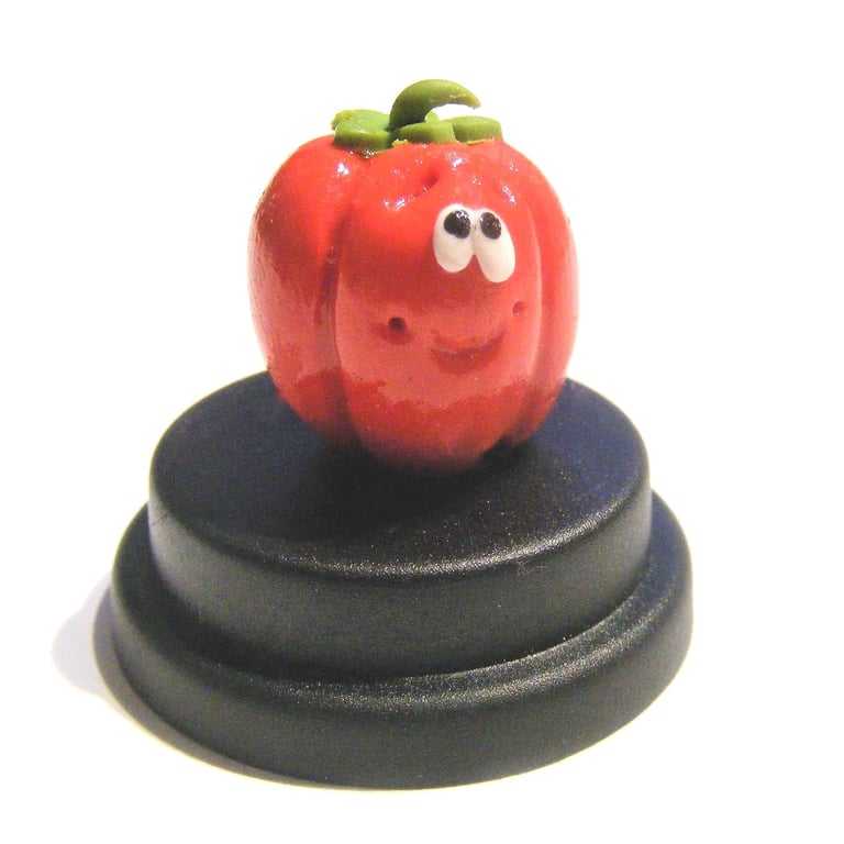 Pet Bell Pepper, Capsicum Pet, Veg lover, Gift for gardener, Bff gift Vegan gift