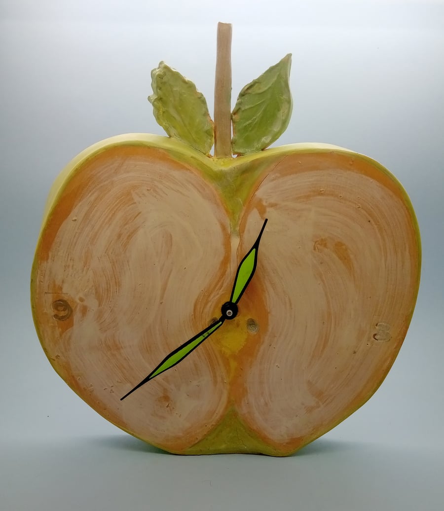 Ceramic Apple Clock