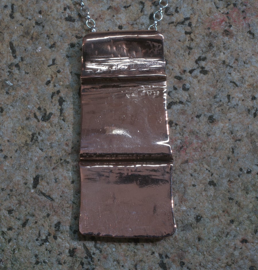 Copper Pendant "Wave"
