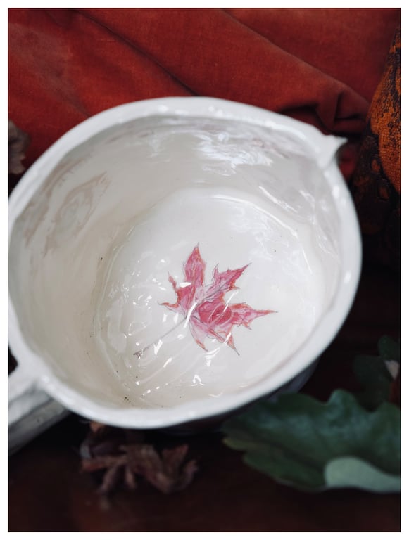 The Red Leaf Jug - Autumn Series