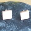 Copper Square Earrings