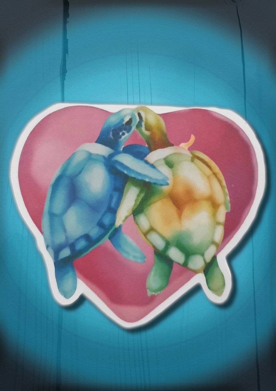 Turtle Love Magnetic Book Mark