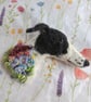 Needle Felted Greyhound Brooch - Image 3