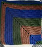 Handmade baby, square blanket with matching rattle - Image 5