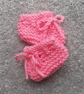 KNITTING PATTERN PDF Preemie Garter Bootees