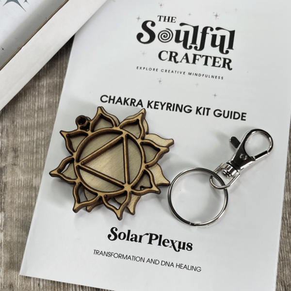 Solar Plexus Chakra Creative Mindfulness Keyring Craft Kit