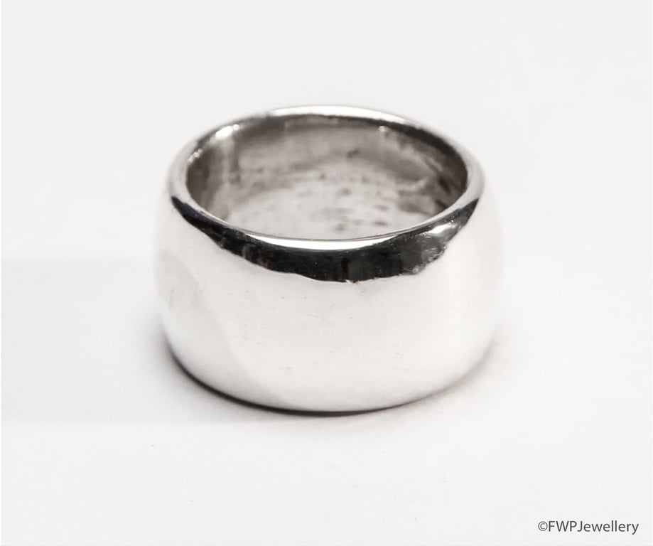 Wide Silver Band