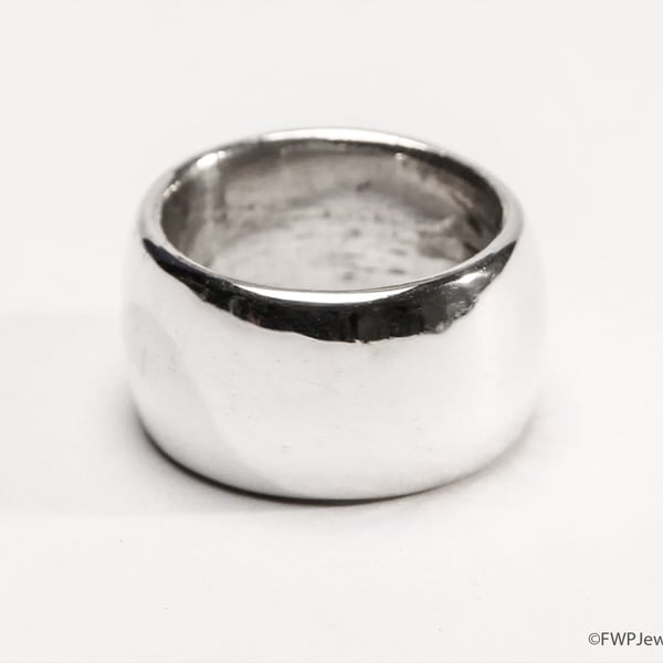 Wide Silver Band