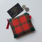 Tartan  Coin Purse