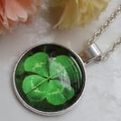 Four Leaf Clover Pendant Necklace