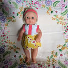 Toadstools and polka dots BABY Born, Tiny Tears and Our Generation Dolls Outfit 