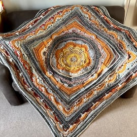 Chunky Crocheted Heirloom Blanket