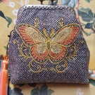 The Gilded Mirage Moth Coin Purse