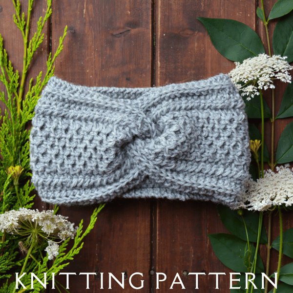 The Lucy Headband Knitting Pattern PDF Version By Email