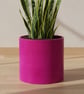 Extra Large 23 cm Fuchsia Pink Statement Plant Pot Indoor Planter - Image 5