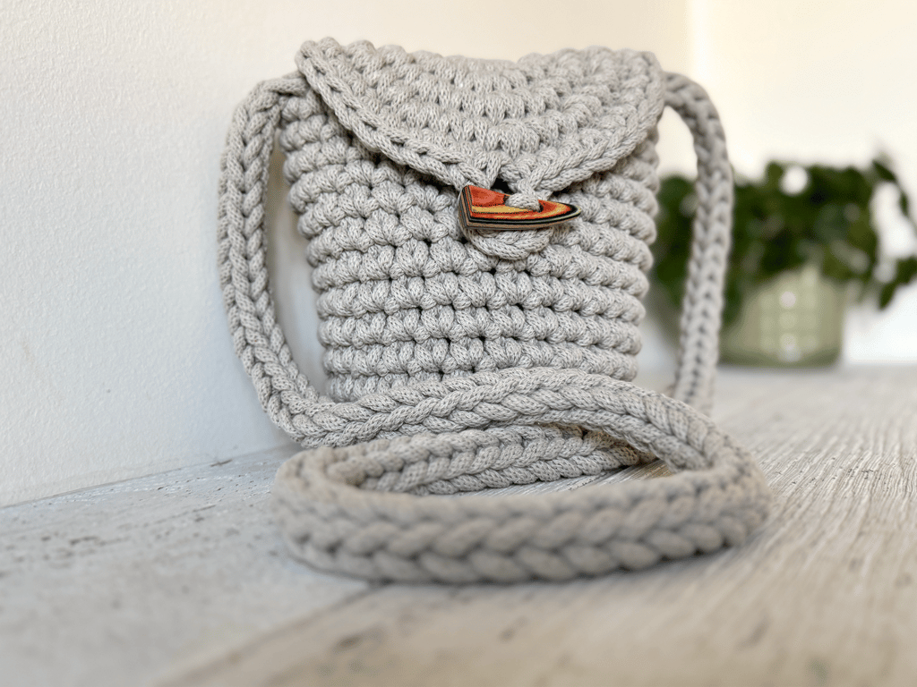 Handmade Lined Crochet Bag