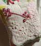 The slow-stitched lavender sachet with a flower charm - Image 4