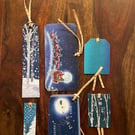 Set of 6 assorted Christmas Tags
