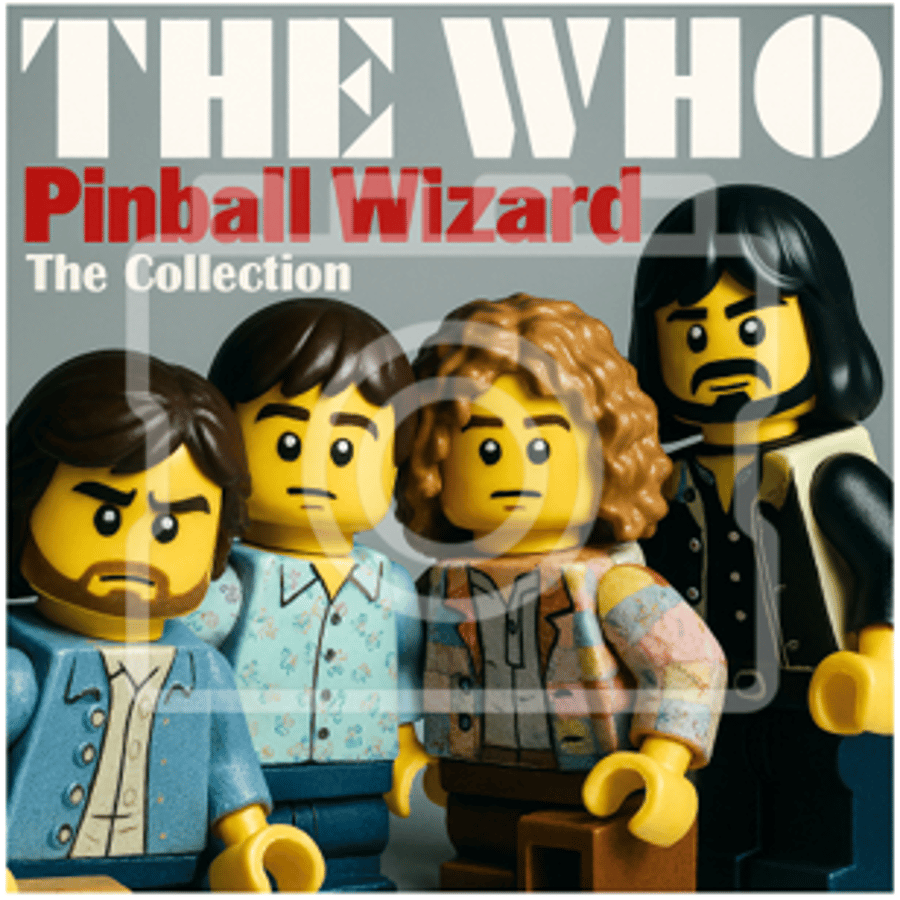 LEGO-Inspired The Who – Pinball Wizard: The Collection Album Cover Print – 5x5"