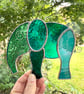 Stained Glass Elephant Suncatchers - Handmade Hanging Decoration  - Image 4
