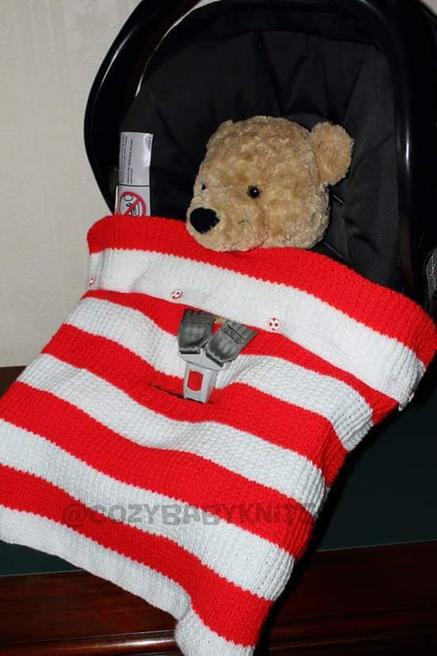 First size baby car seat blanket