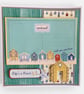 'Life's a Beach' Blank Greetings Card. Beach Hut Greetings Card. - Image 2