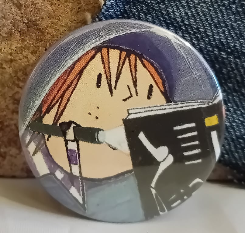 Picture Book  Badge - Reading Torch