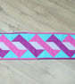 Colourful Twisted Pole Table Runner with tiny stars. - Image 2