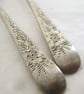 Divorce coffeespoons, I Don't, Me Neither, vintage spoon pair, hand stamped - Image 4