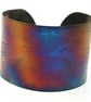 Surgical steel Raven Cuff, multicolured finish, large - Image 1