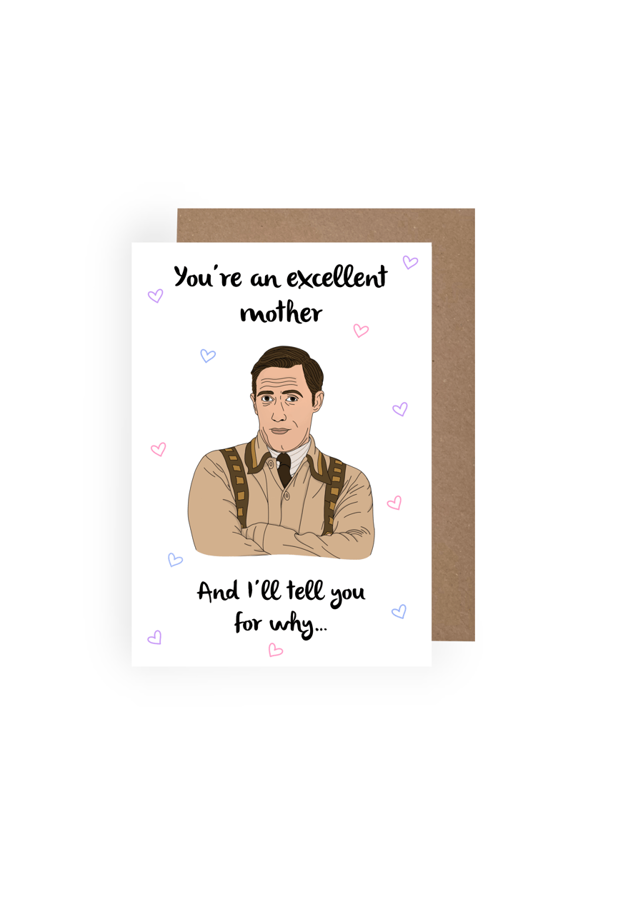 A Gavin and Stacey Uncle Bryn Themed Mothers Day Card