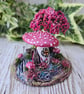 Enchanted Toadstool -Cherry Blossom - Fairy House - Image 2