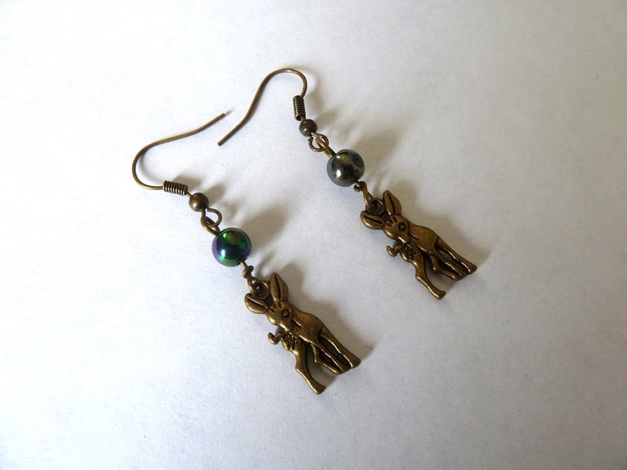 SALE deer earrings