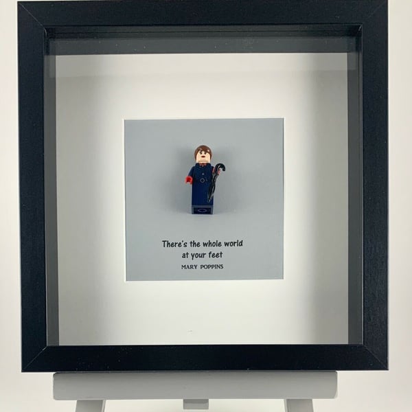 Mary Poppins custom mini Figure frame.