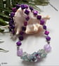 Amethyst, Fluorite & Howlite Necklace 'ONE OFF' - Image 8