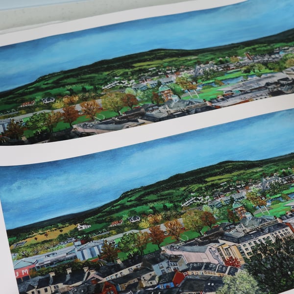 Limited Edition Giclee Print of Enniskillen, Fermanagh (small)