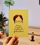 Dwight K Schrute - Bears Beets Battlestar Gallactica - The Office - Postcard