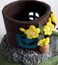 Handmade Polymer Clay Fairy House Tealight Holder - Image 6