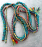 Arty Dreads for Shoulder Length Hair (mainly Turquoise, yellow, pink & green) - Image 5
