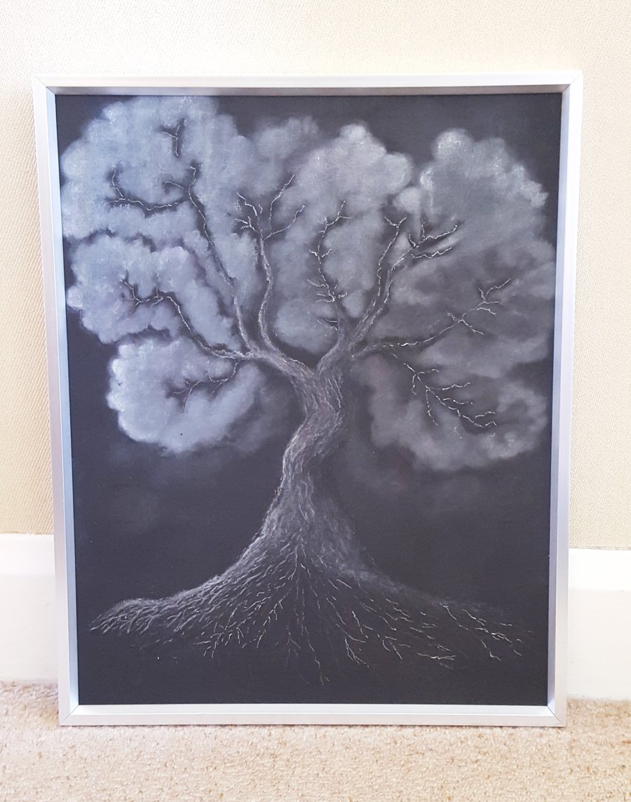 Drawing Charcoal Tree Drawing
