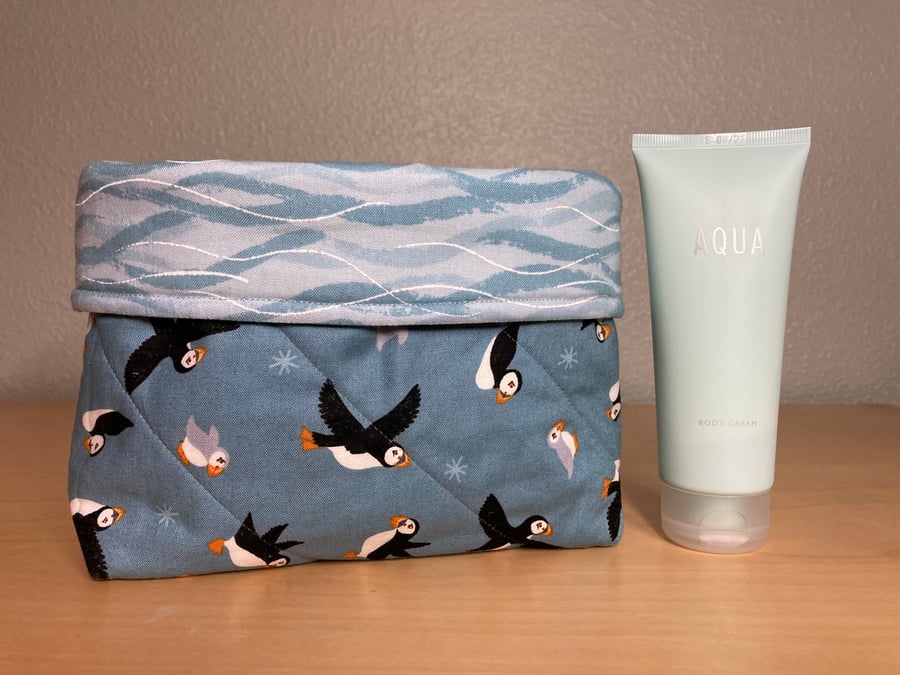 Puffin Bay Quilted Storage Pouch