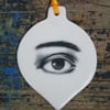 Porcelain eye decoration