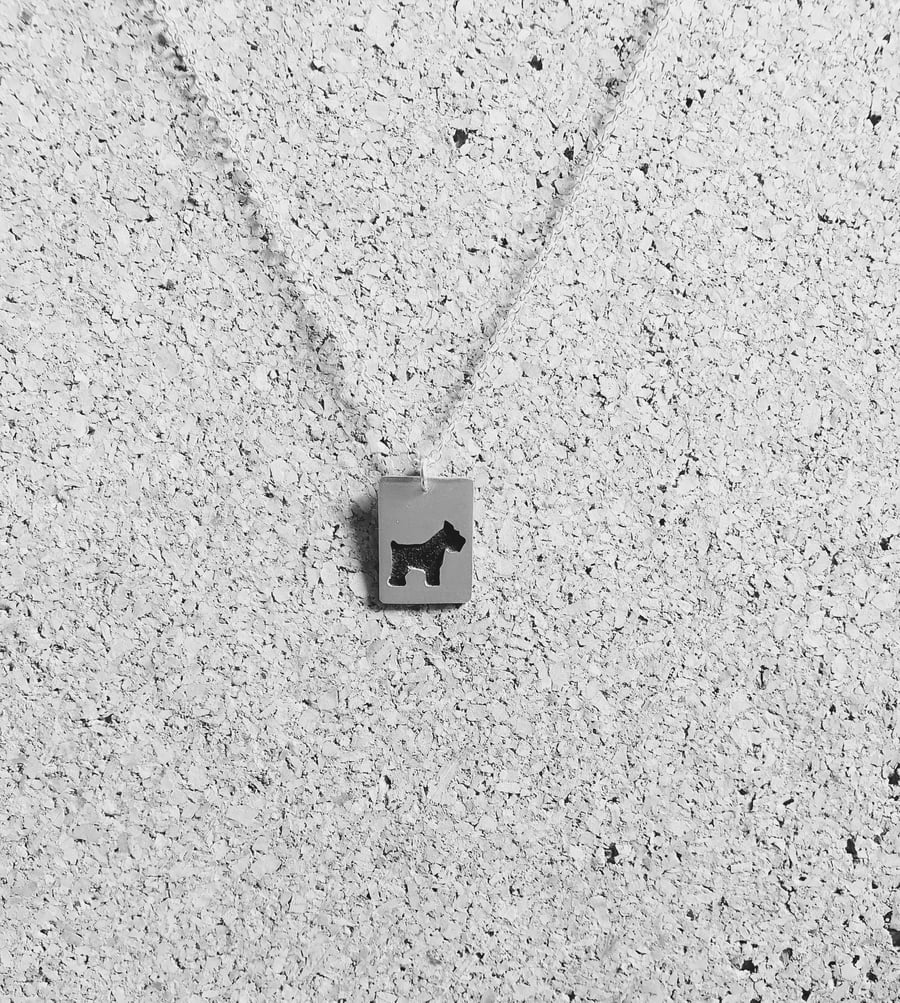 Sterling silver necklace - Scottish Terrier (Scottie dog)