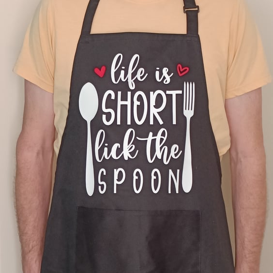 Lick The Spoon Apron