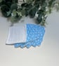 Reusable Bamboo Towelling Face Pads Pack of 7 - Blue Polka Dot - Image 3